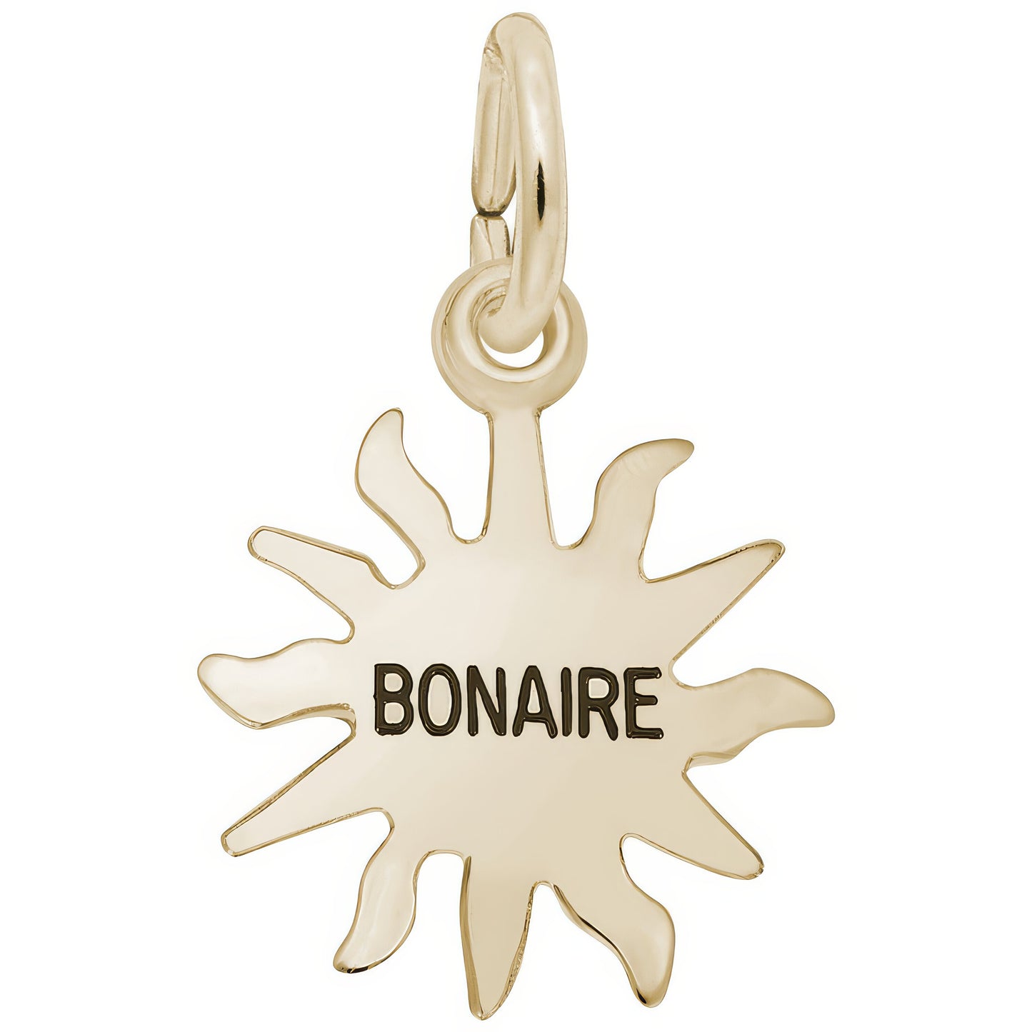 Bonaire Sun Small Charm - Metal - Sterling Silver