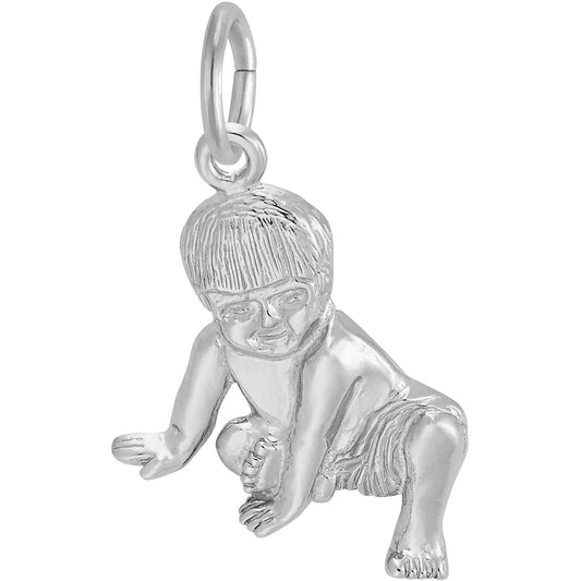 Baby Charm, Sterling Silver
