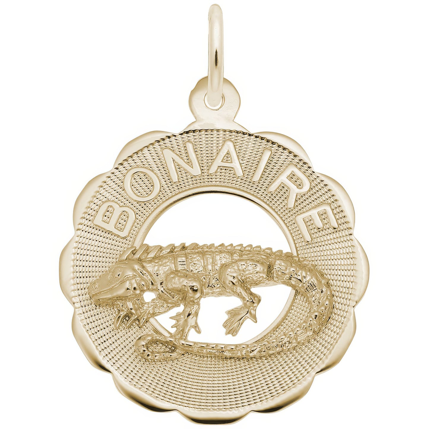 Sterling Silver Bonaire Charm - 22mm x 22mm