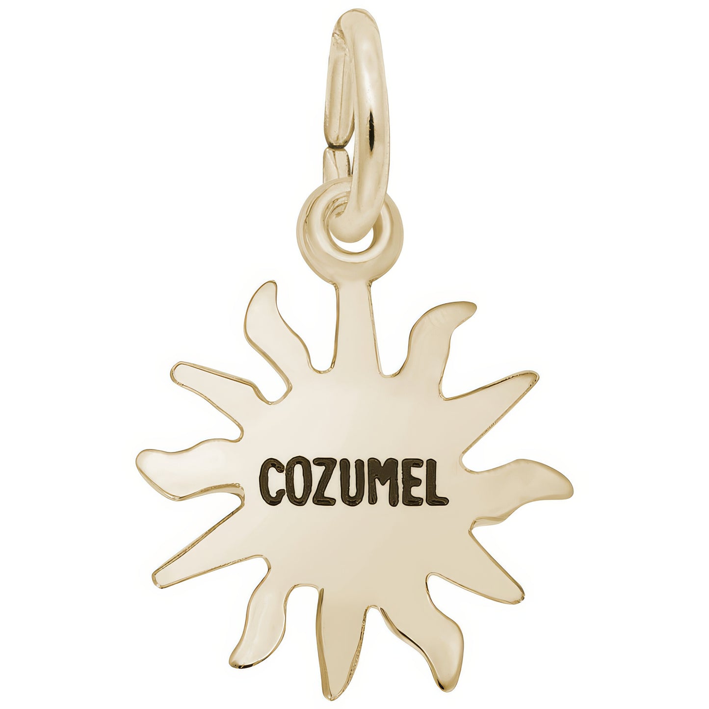 Cozumel Sun Charm - Metal - Sterling Silver