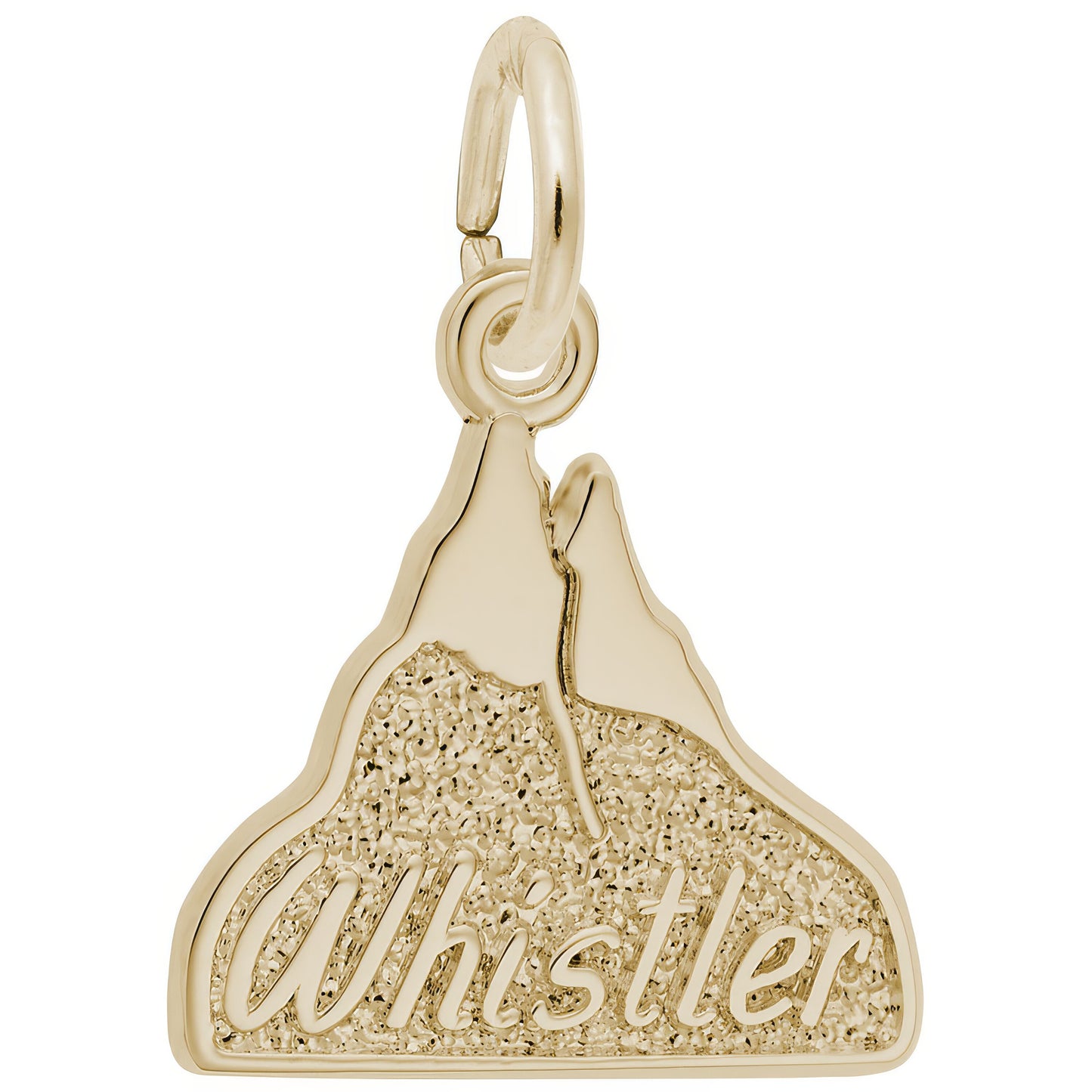 Whistler Mountain Charm - Metal - Sterling Silver