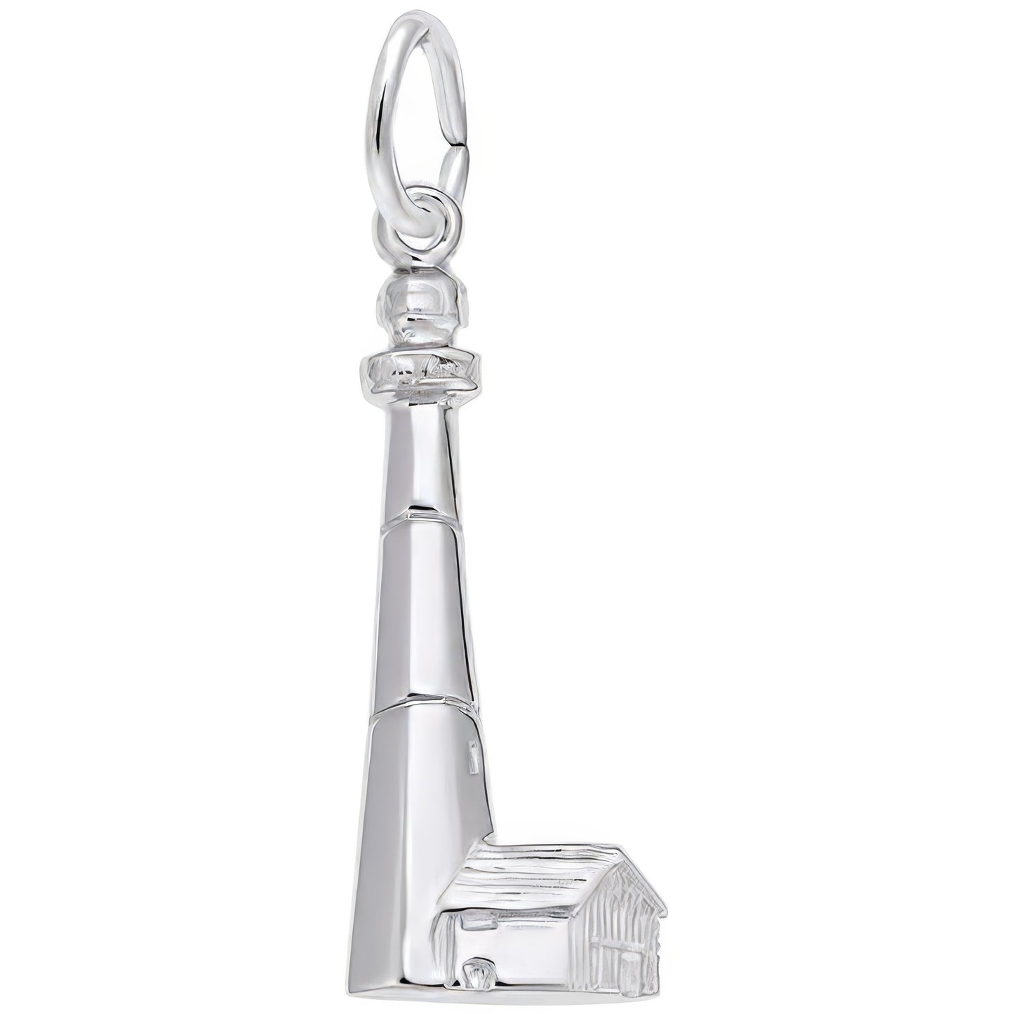 Tybee Island, GA Lighthouse Charm - Metal - Sterling Silver