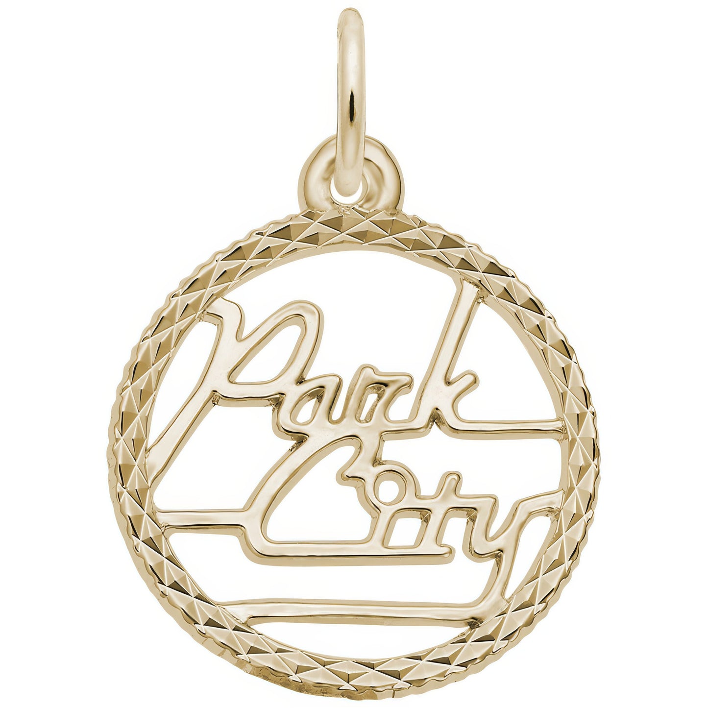 Park City Faceted Charm - Metal - Sterling Silver