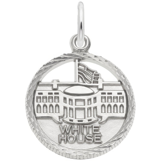 Charms Sterling Silver White House Charm