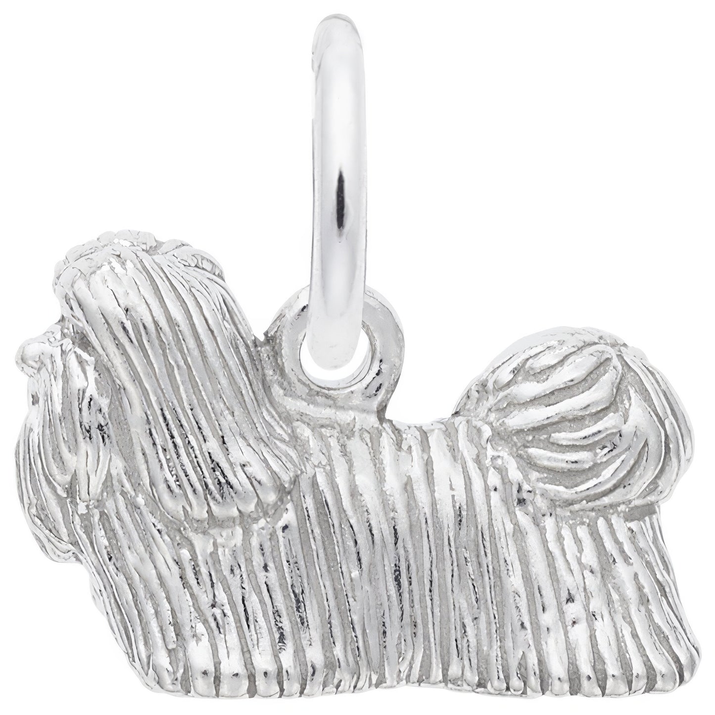 Charms Sterling Silver Shih Tzu Dog Charm
