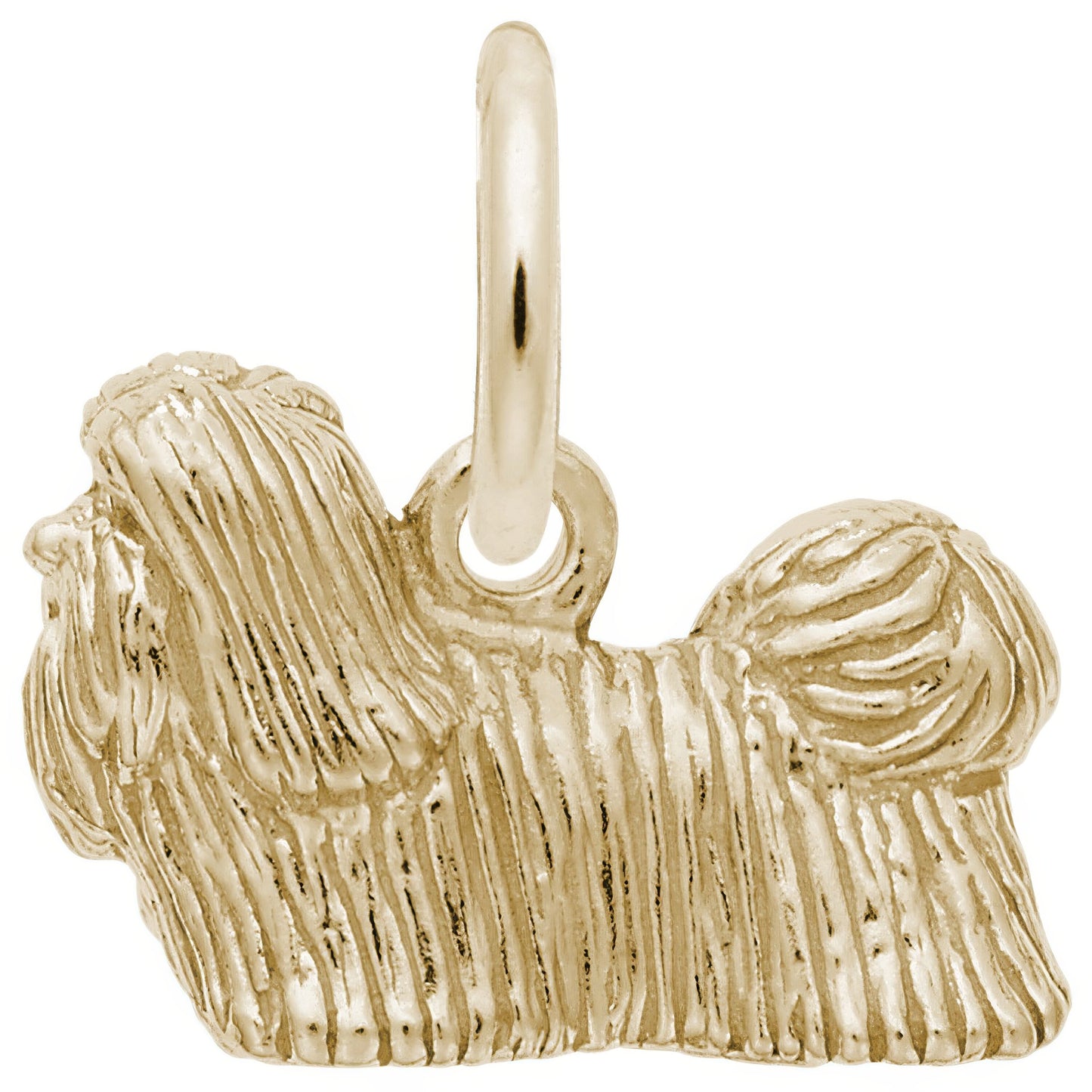 Charms Sterling Silver Shih Tzu Dog Charm
