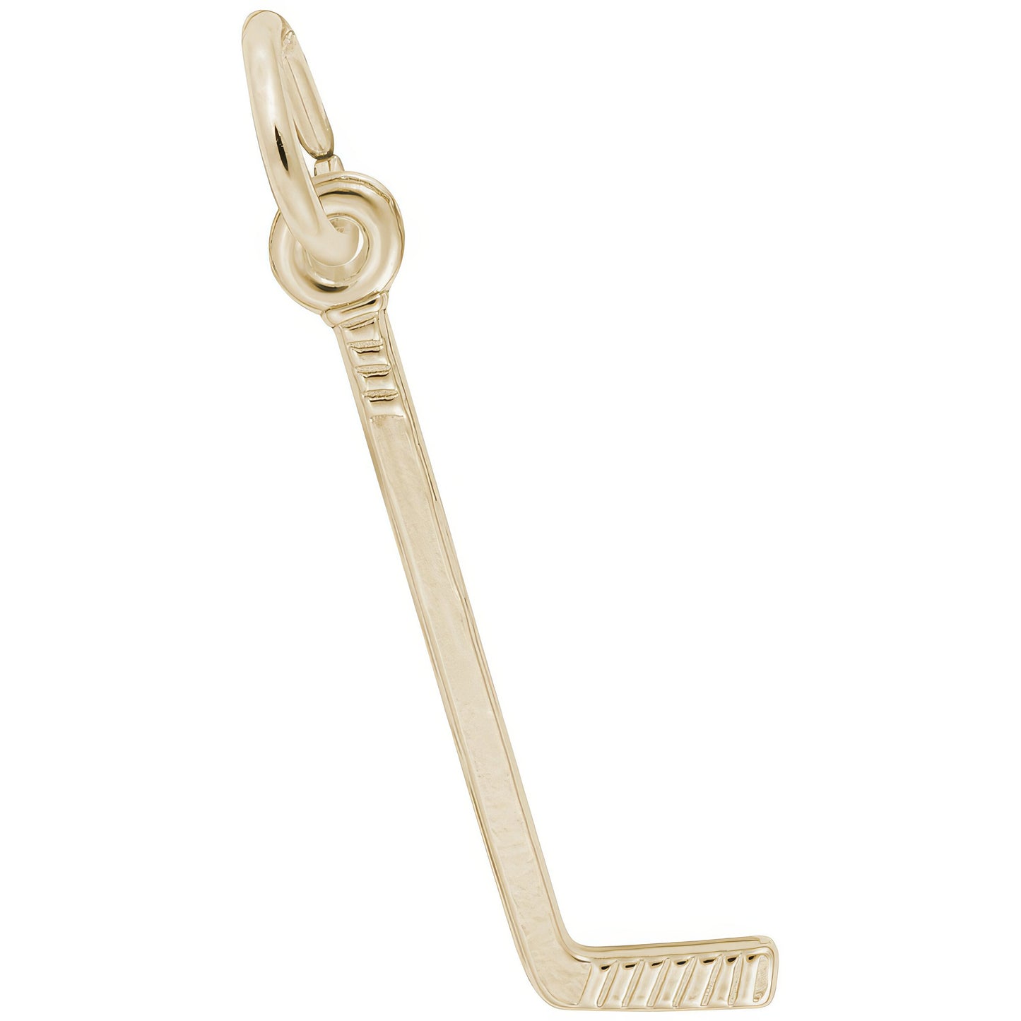 Sterling Silver Hockey Stick Charm - 20mm x 7mm