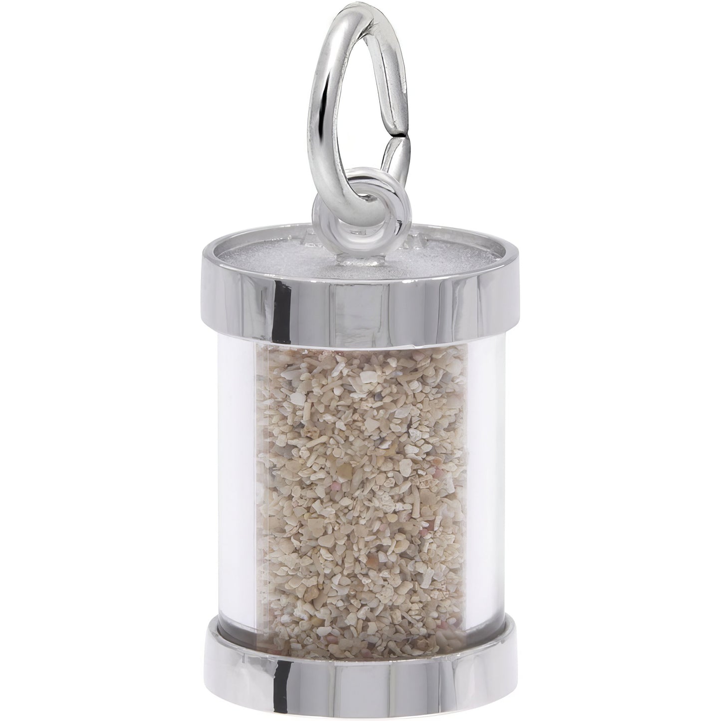 Cuba Sand Capsule Charm - Metal - Sterling Silver