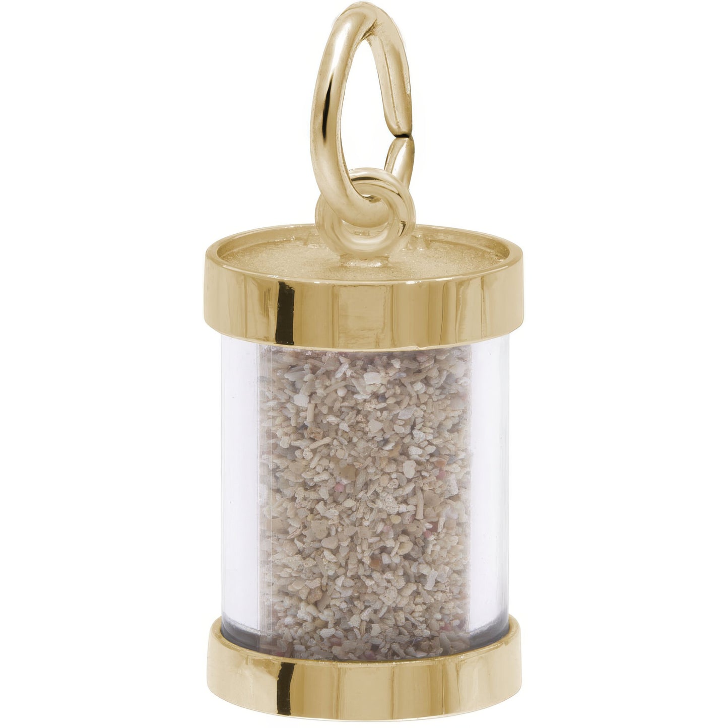 Cuba Sand Capsule Charm - Metal - Sterling Silver