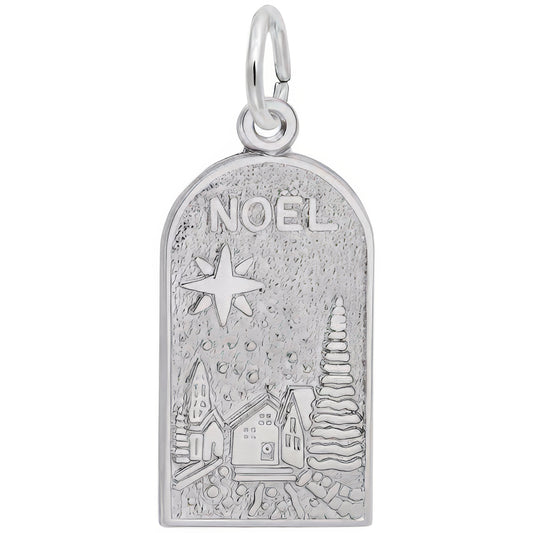 Charms Sterling Silver Noel Charm