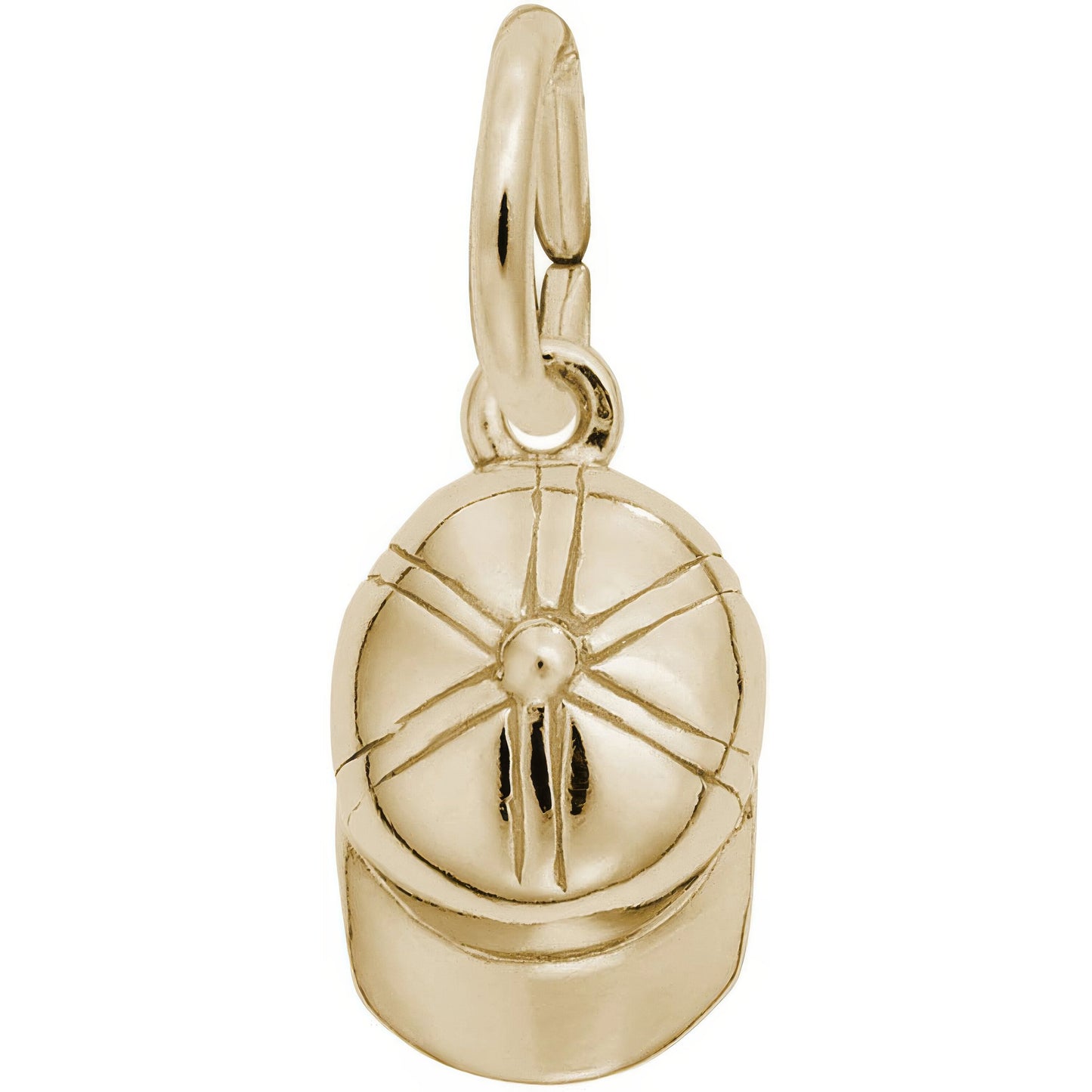 Baseball Cap Charm - Metal - Sterling Silver