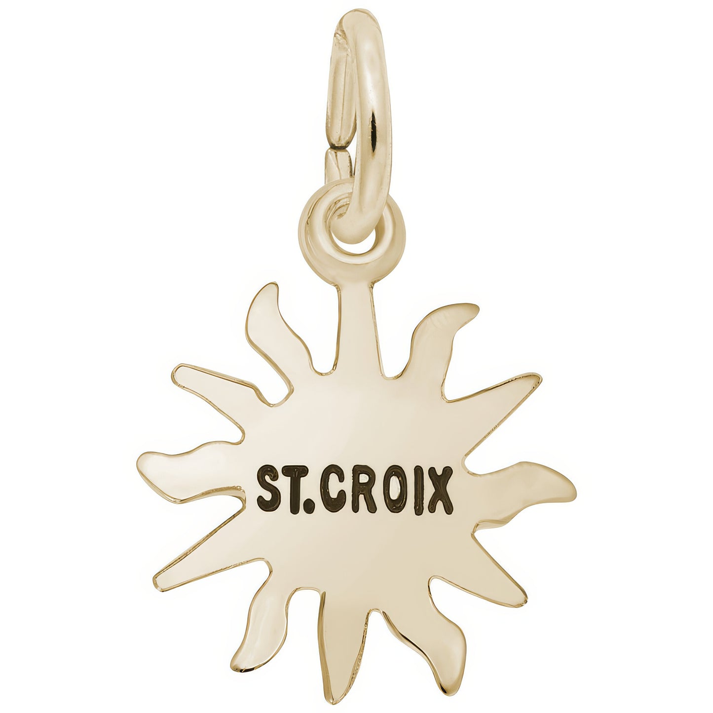 St. Croix Sun Small Charm - Metal - Sterling Silver