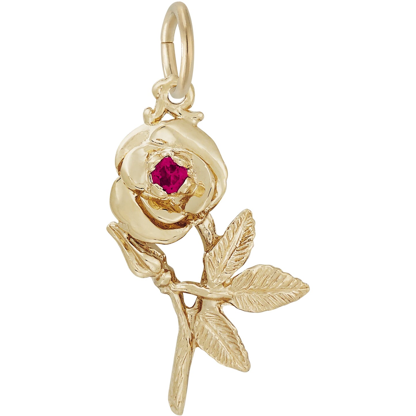 Sterling Silver Rose Charm