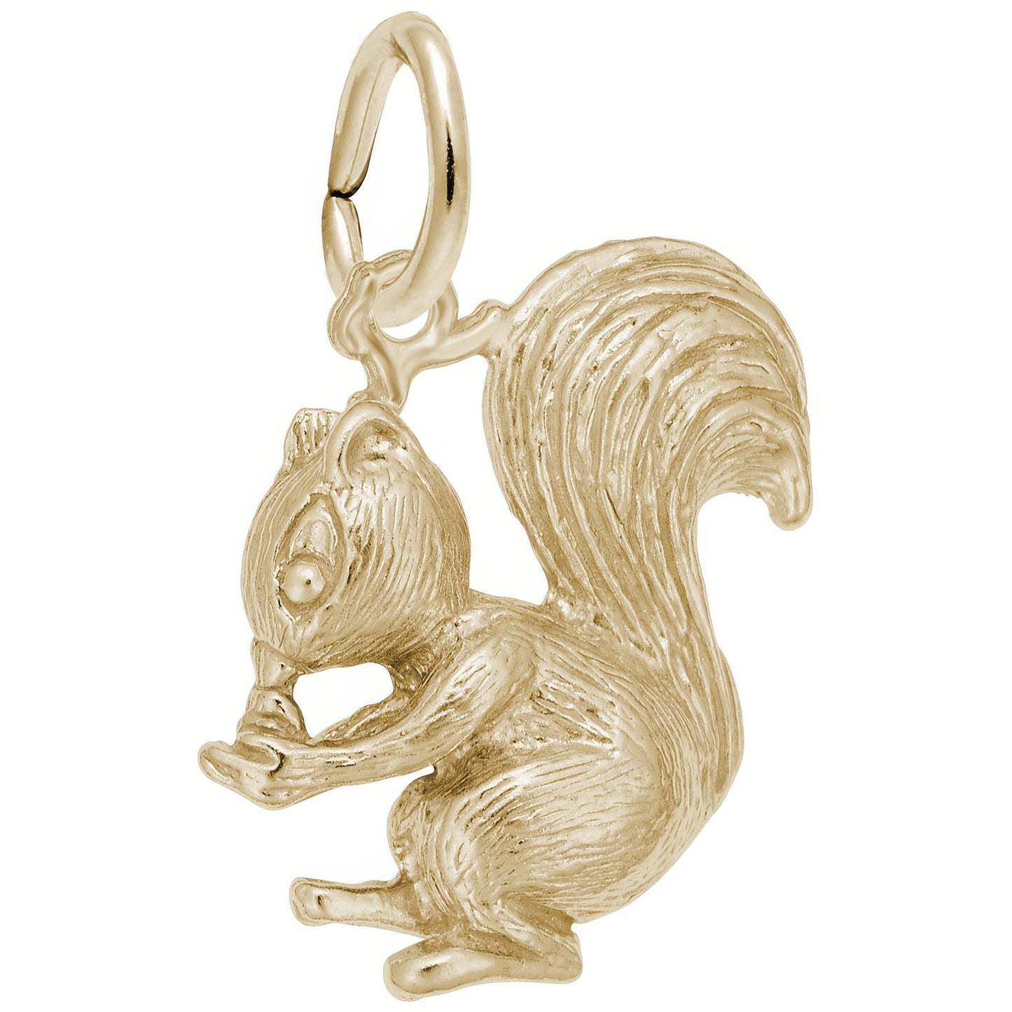 Sterling Silver Squirrel Charm - 18mm x 16mm