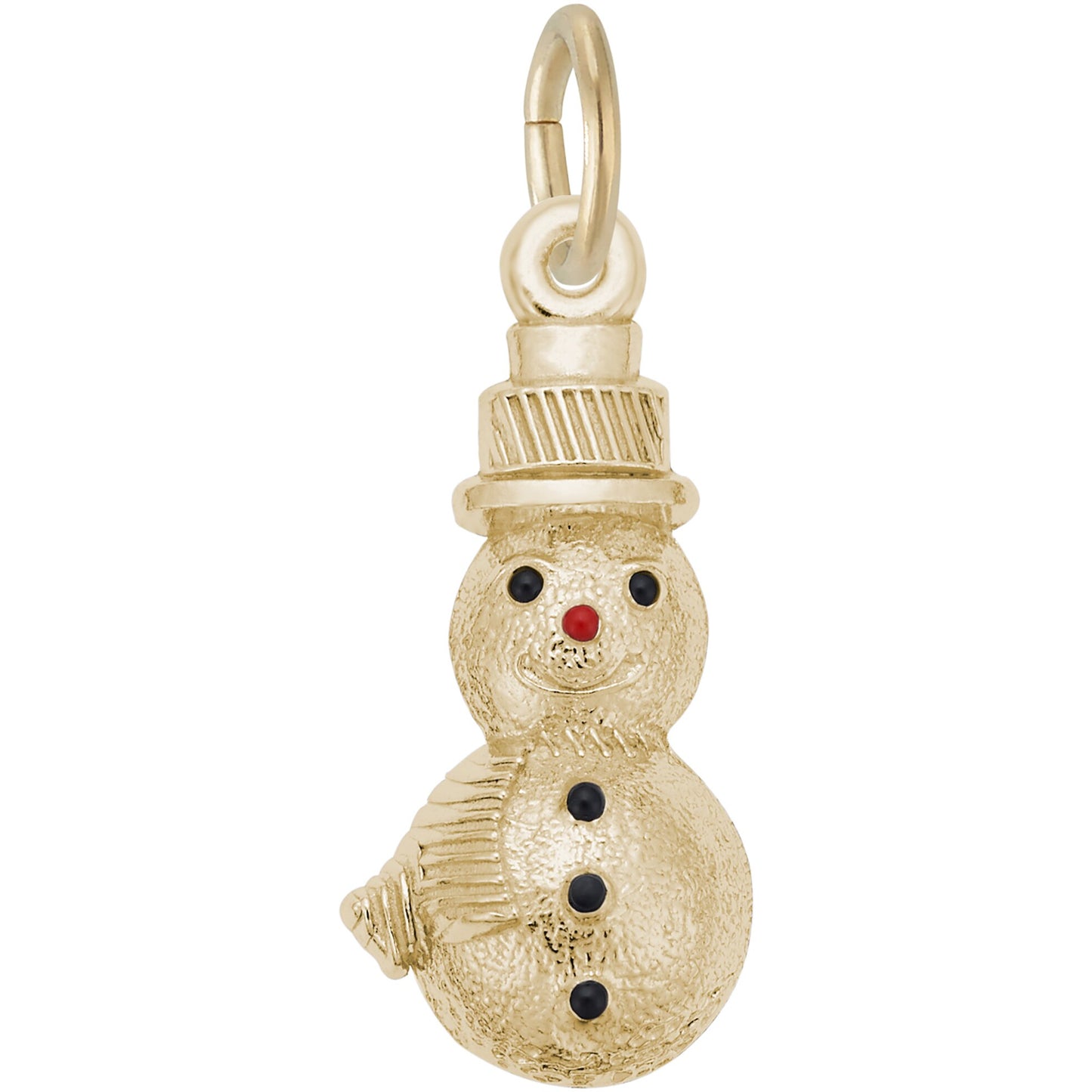 Sterling Silver Snowman Charm