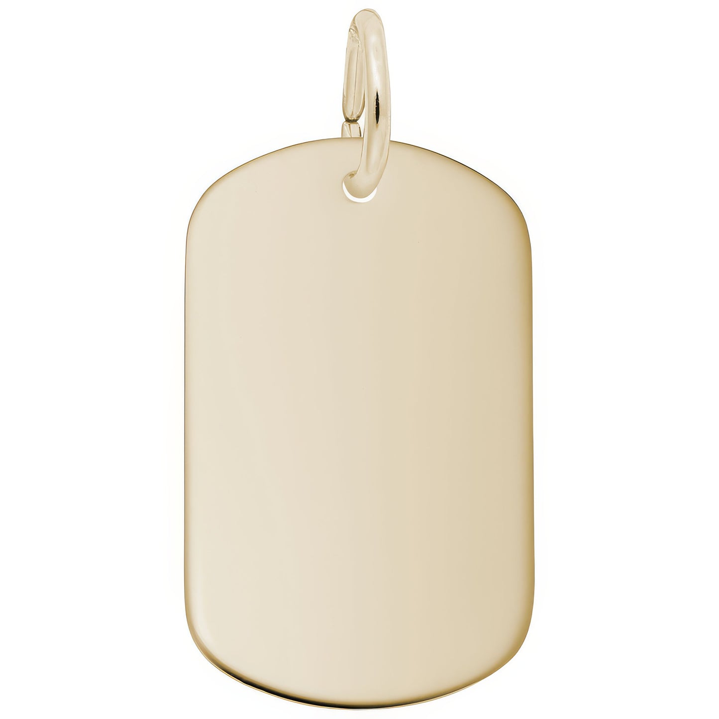 Sterling Silver Dog Tag Charm