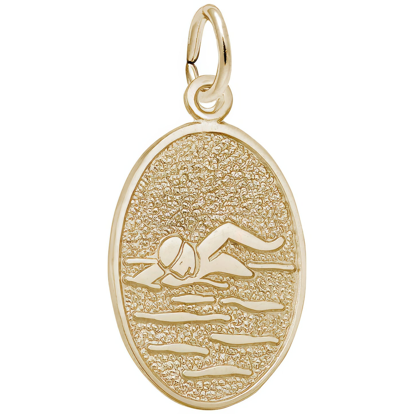 Charms Sterling Silver Swimmer Charm