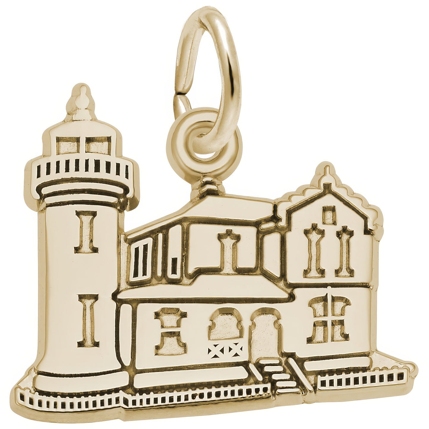 Admiralty Head, WA Lighthouse Charm - Metal - Sterling Silver