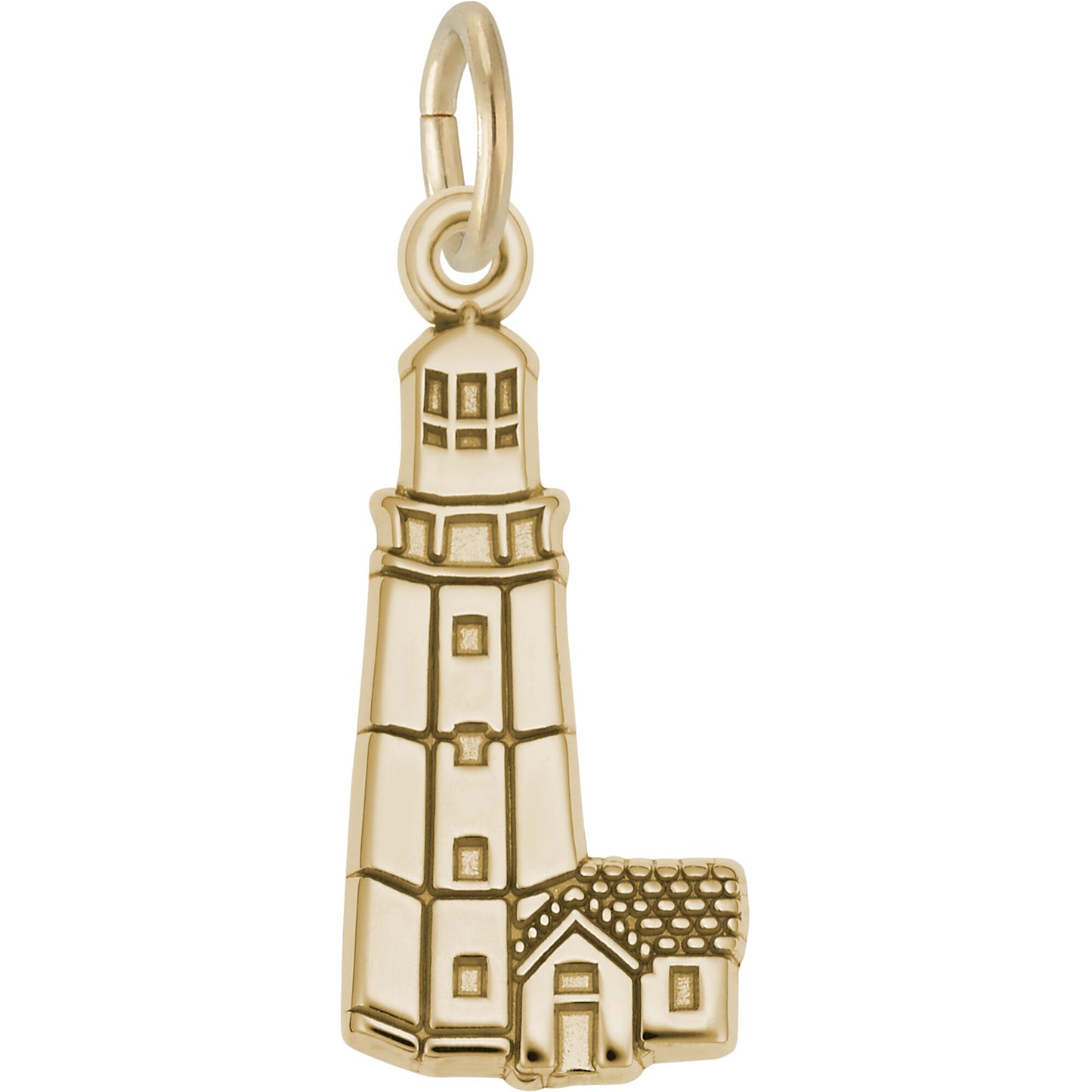 Montauk Point, NY Lighthouse Charm - Metal - Sterling Silver
