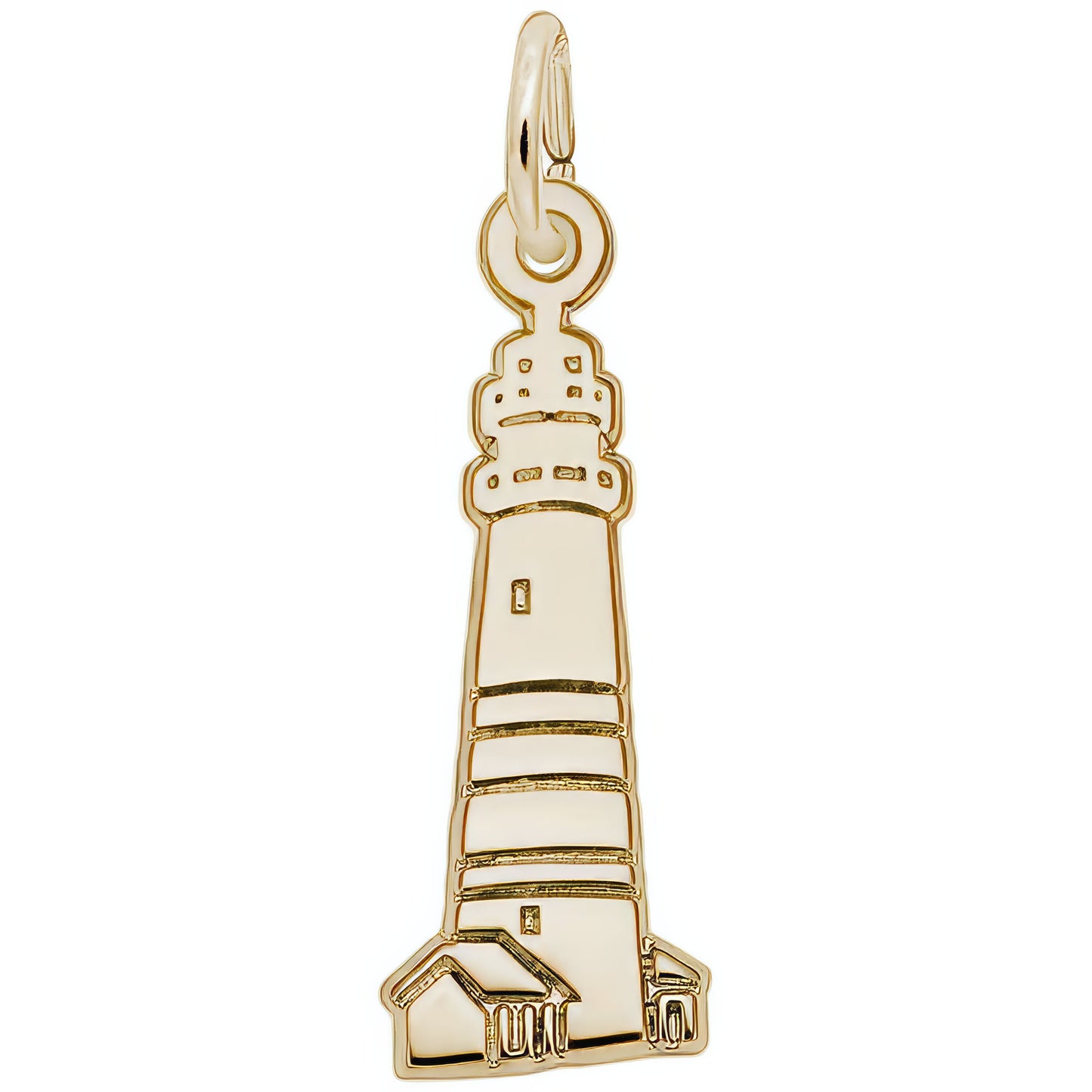 Boston Harbor Lighthouse Charm - Metal - Sterling Silver