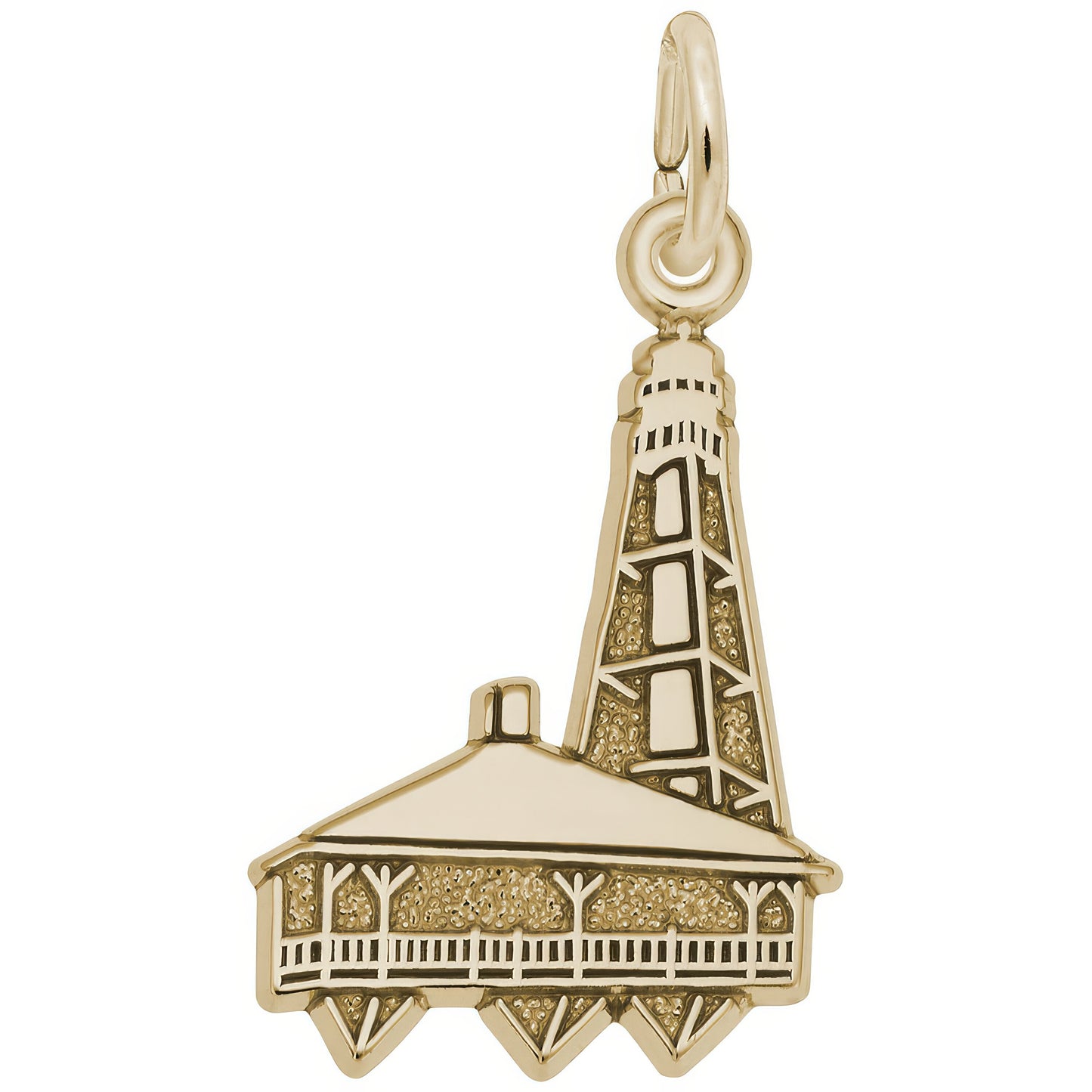 Sanibel Island, FL Lighthouse Charm - Metal - Sterling Silver