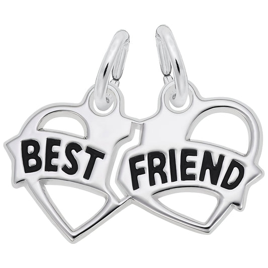Charms Sterling Silver Best Friends Charm