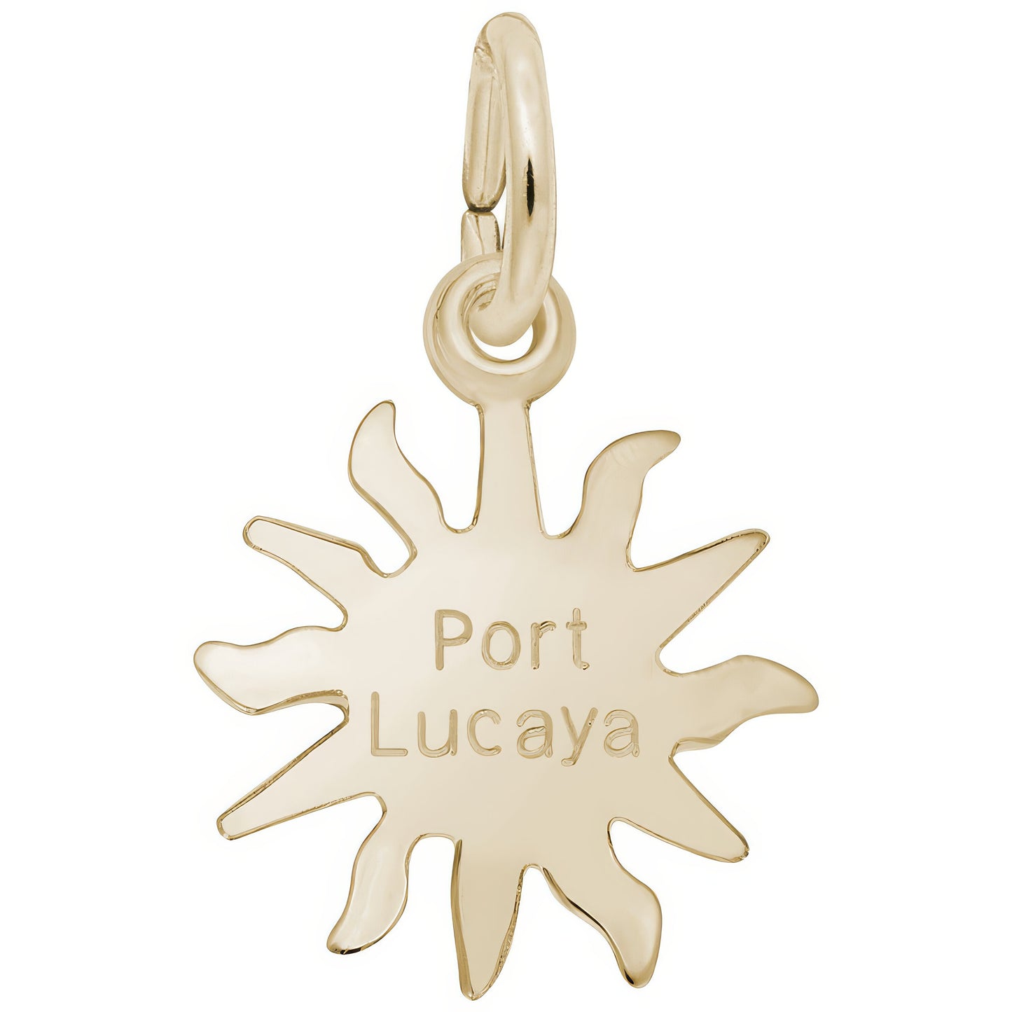 Port Lucaya Sun Small Charm - Metal - Sterling Silver