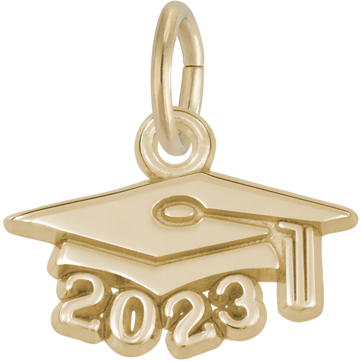 Graduation Cap 2023 Charm, Sterling Silver