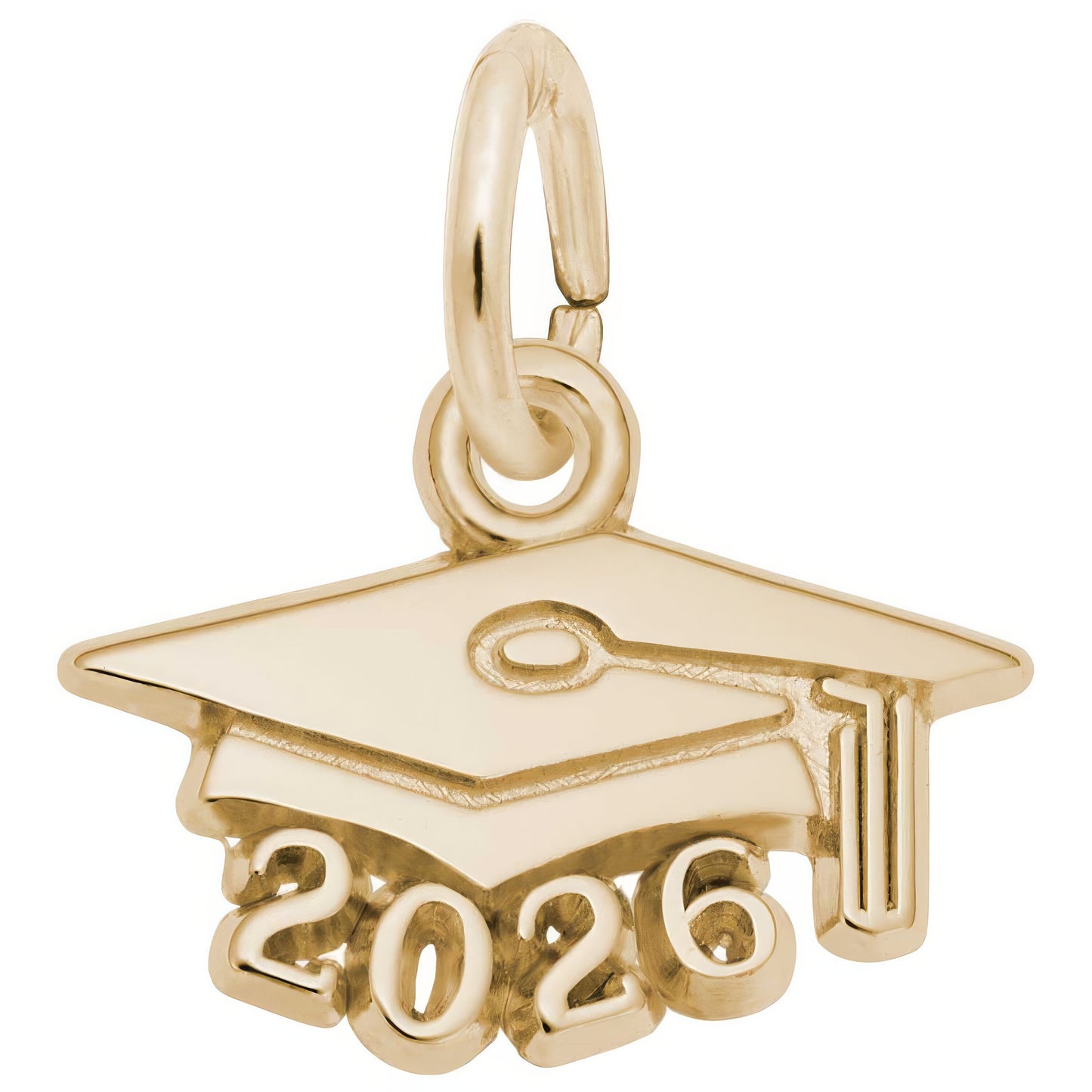 Graduation Cap 2026 Charm, Sterling Silver
