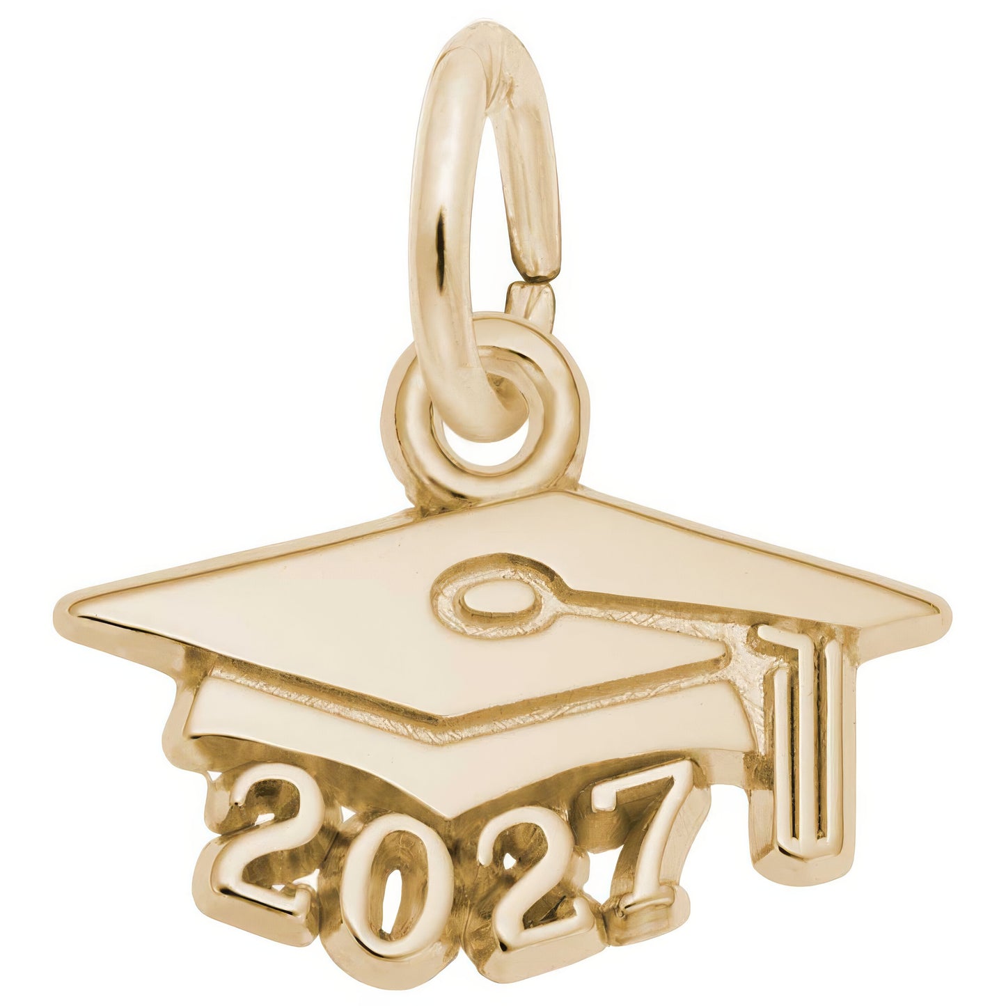 Graduation Cap 2027 Charm, Sterling Silver