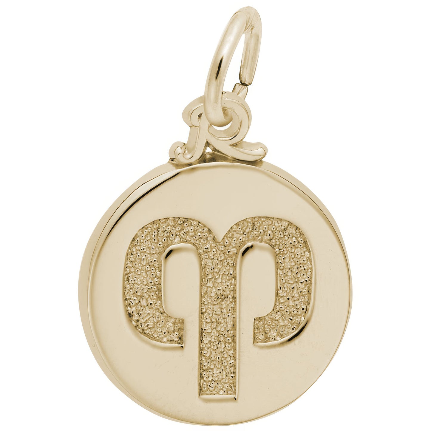 Aries Symbol of The Sky Charm - Metal - Sterling Silver