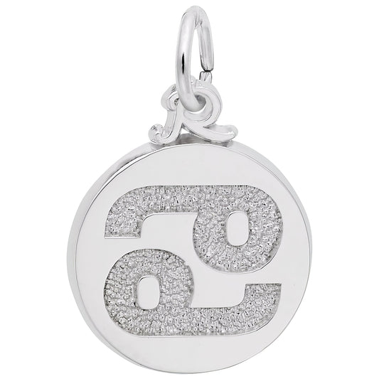 Cancer Symbol of The Sky Charm - Metal - Sterling Silver