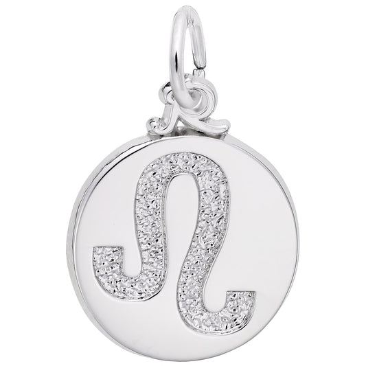 Leo Symbol of The Sky Charm - Metal - Sterling Silver