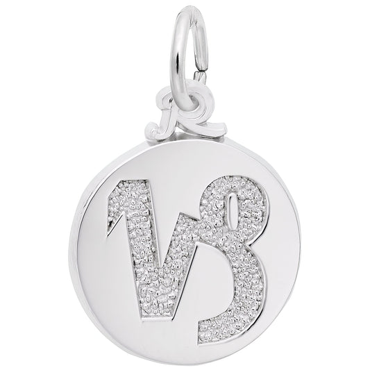 Capricorn Symbol of The Sky Charm - Metal - Sterling Silver