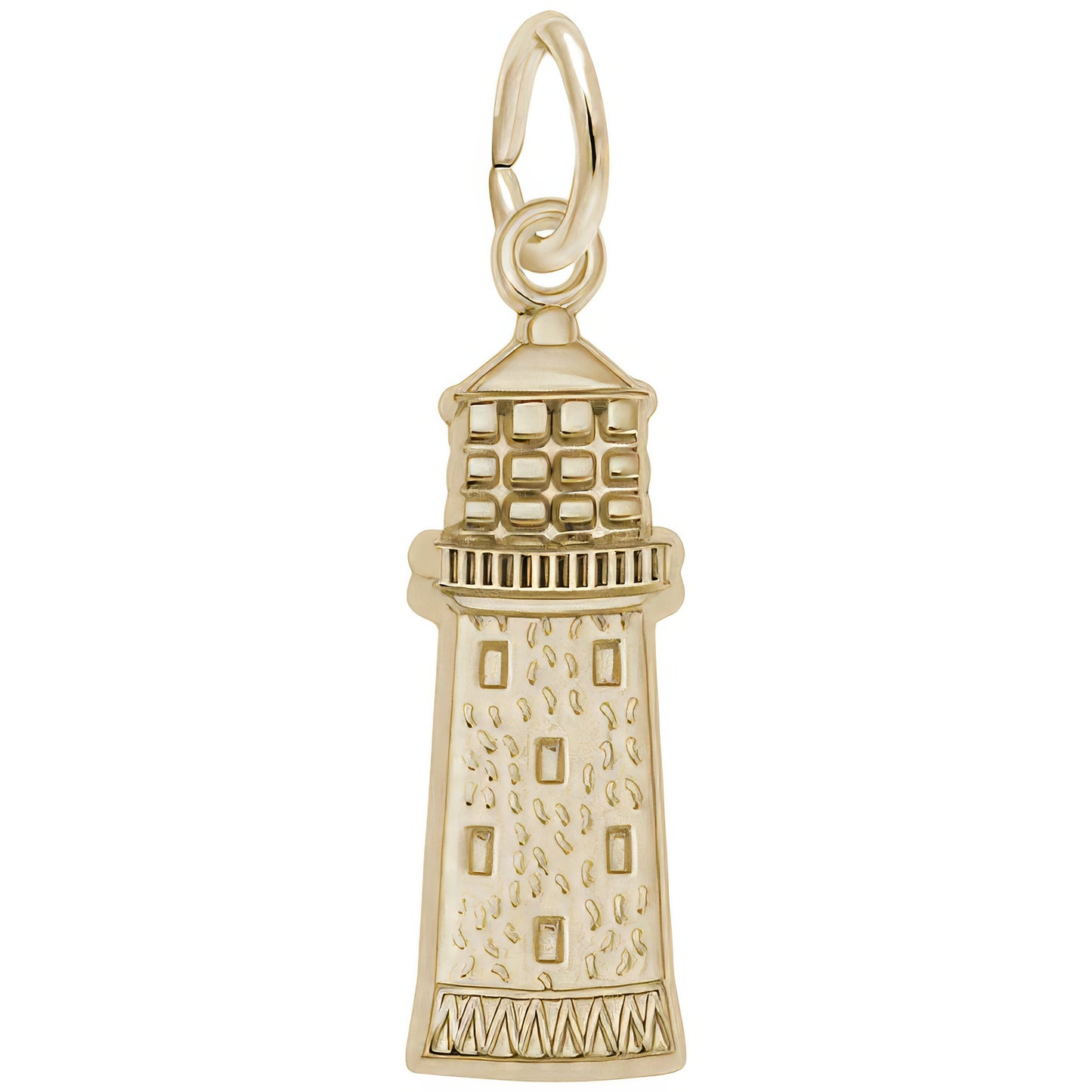 Gibbs Bermuda Flat Lighthouse Charm - Metal - Sterling Silver