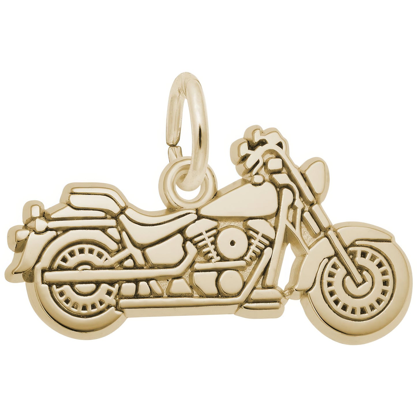 Charms Sterling Silver Motorcycle Charm