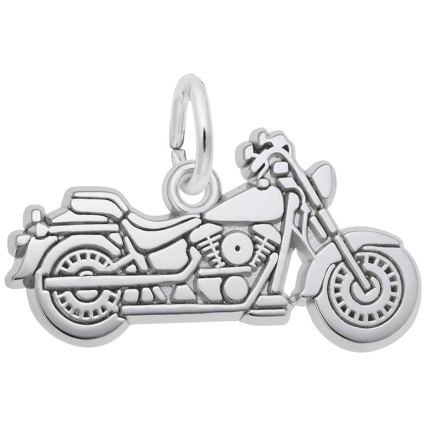 Charms Sterling Silver Motorcycle Charm