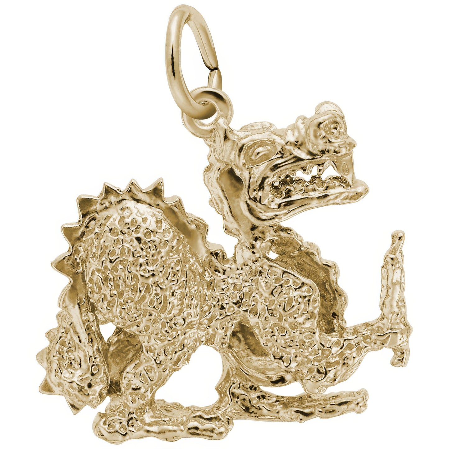 Chinese Dragon Charm - Metal - Sterling Silver