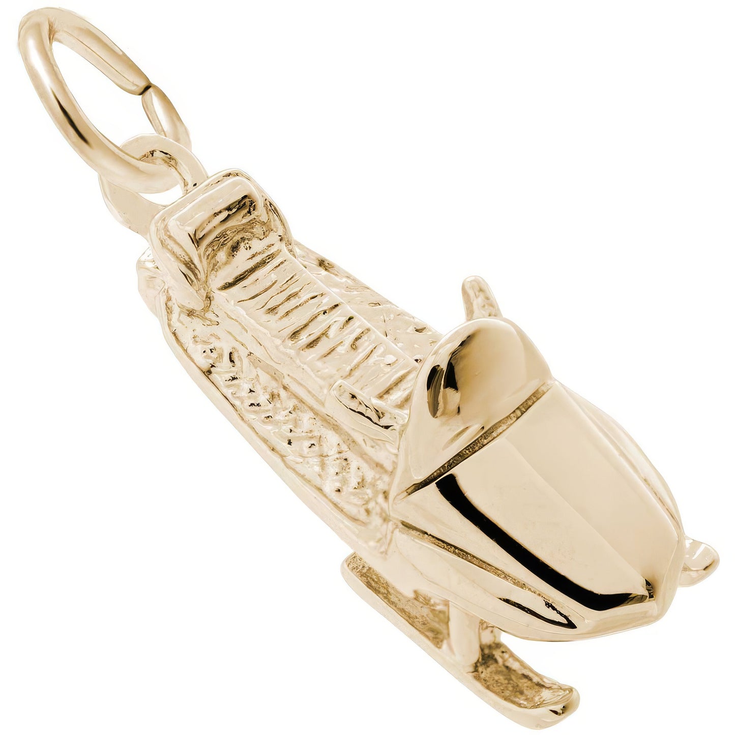 Snowmobile Charm, Sterling Silver