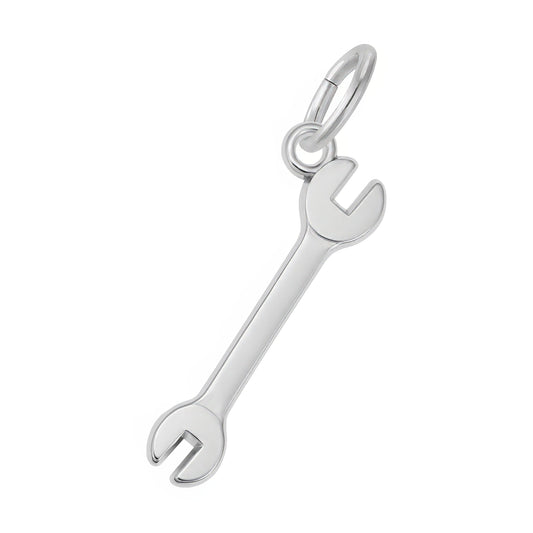 Wrench Charm - Metal - Sterling Silver