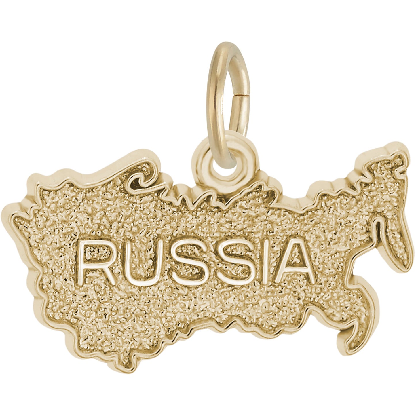 Sterling Silver Russia Charm - 16mm x 21mm
