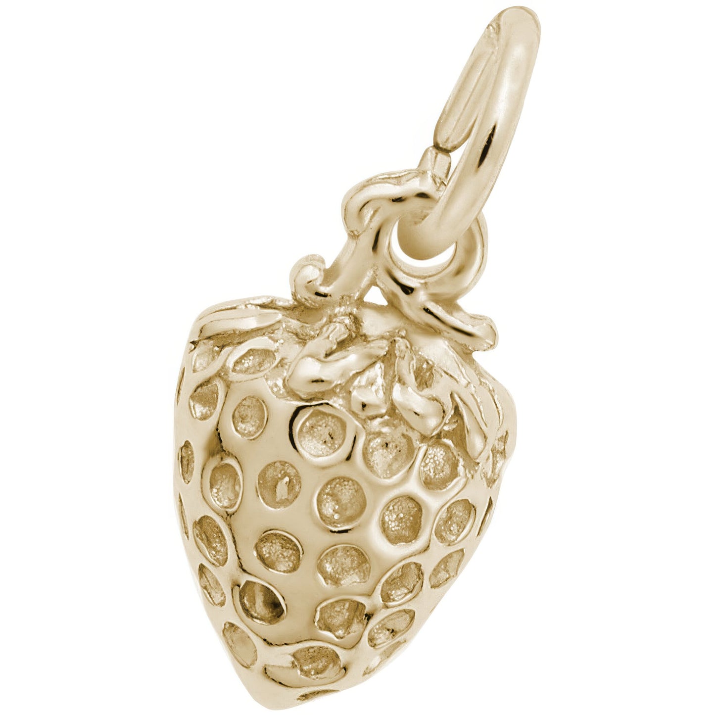 Charms Sterling Silver Strawberry Charm