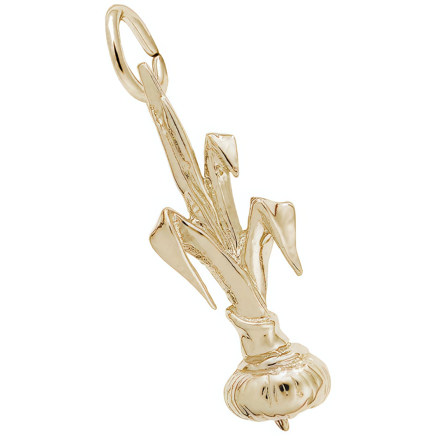 Onion Charm - Metal - Sterling Silver
