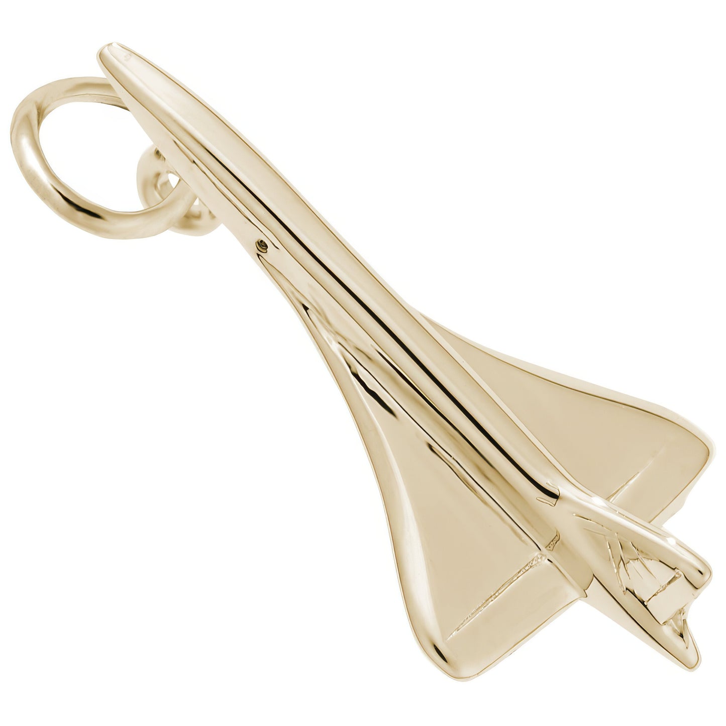 Concorde Jet Charm - Metal - Sterling Silver