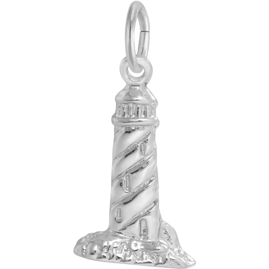 Peggys Cove Lighthouse Charm - Metal - Sterling Silver
