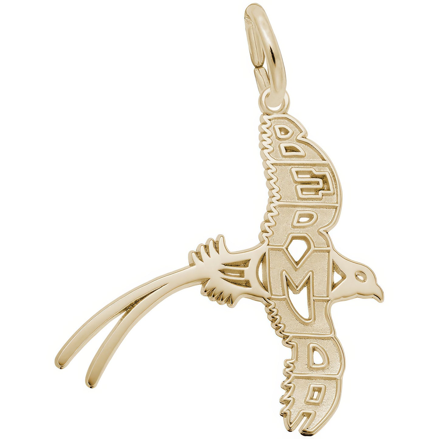 Bermuda Longtail Charm - Metal - Sterling Silver