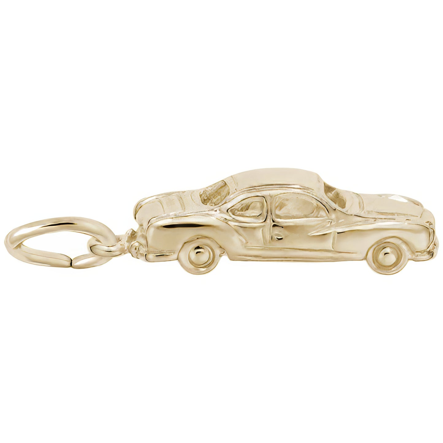 Classic Business Coupe Charm - Metal - Sterling Silver