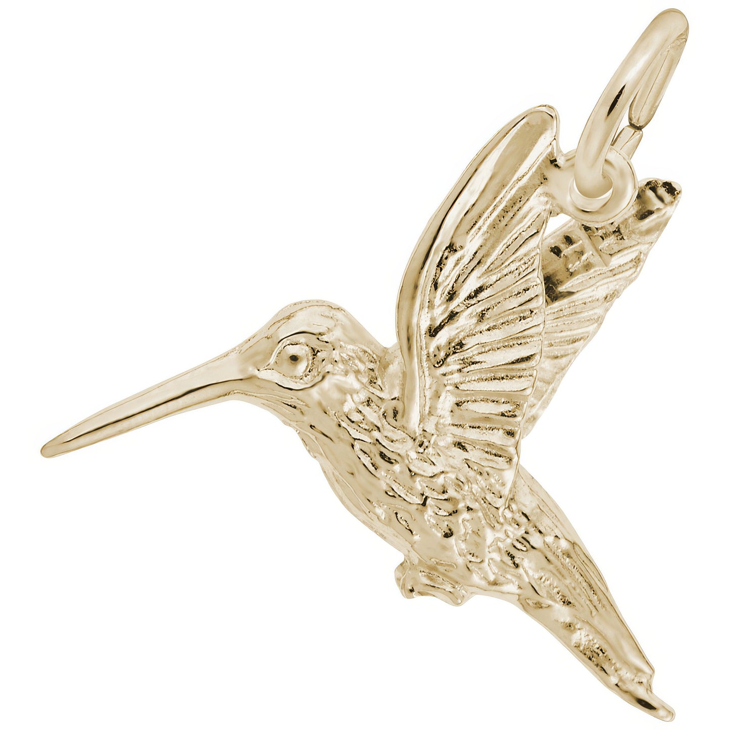 Charms Sterling Silver Hummingbird 3D Charm