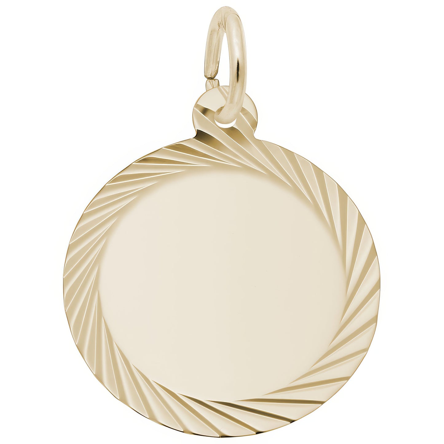 Small Faceted Charm - Metal - Sterling Silver