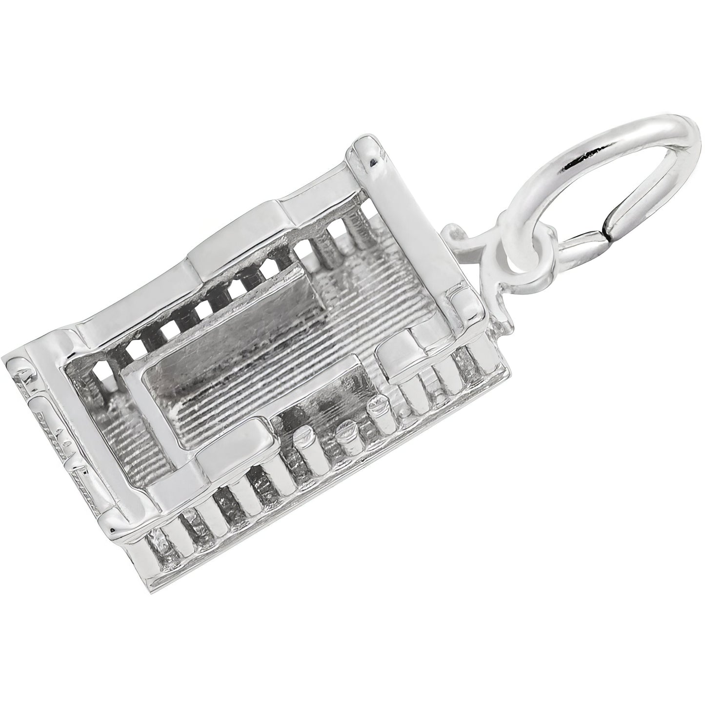 Parthenon Charm - Metal - Sterling Silver